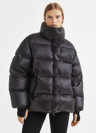 Натуральний пуховик  h&m premium