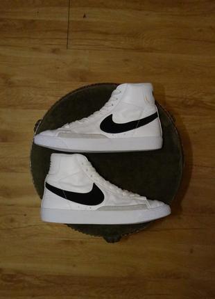 Кроссовки - nike blazer mid 77 white оригинал