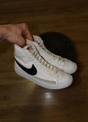 Кроссовки - nike blazer mid 77 white оригинал
