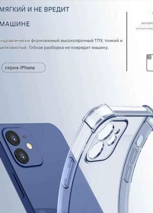Прозорий чохол, футляр для iphone 15