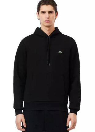 Черный мужской спортивный костюм lacoste