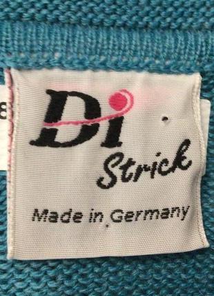 Винтажный полушерстяной свитер di strick  германия8 фото