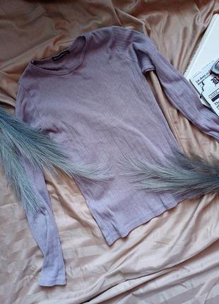 Лонгслив трикотажный с узором brandy melville