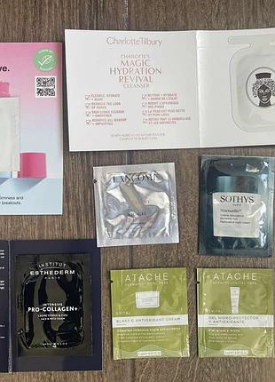 Набор из 8 пробников atache sothys lancome charlotte tilbury dlucanni оригинал