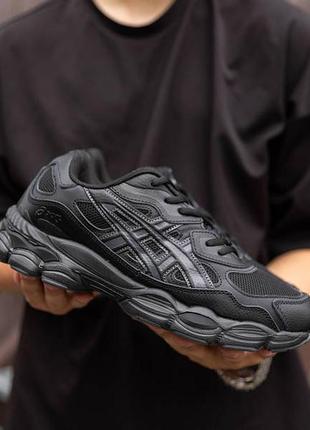 Кроссовки мужские asics gelnyc black edition nd черные демисезонные