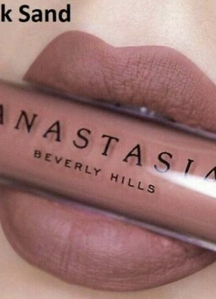 Помада мат Anastasia Beverly Hills rock sand, нюд, жидкая матовая помада