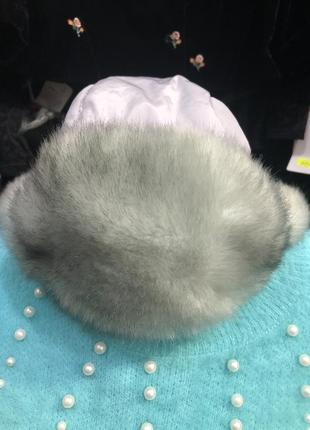 Зимова комбінована шапка