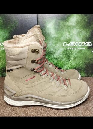 Жіночі зимові теплі чобітки lowa calceta ii gtx dune