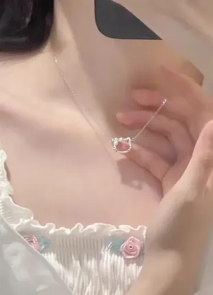 Колье hello kitty