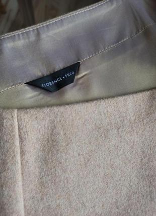 Красивейшая качественная теплая / утепленная юбка миди с шерстью с вышивкой4 фото