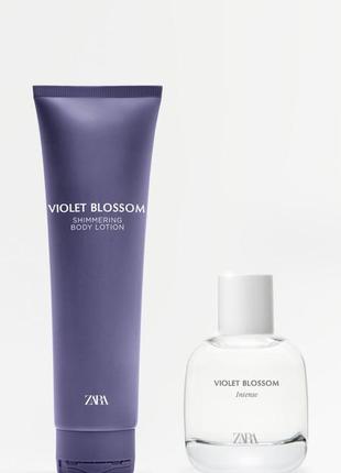 Набір жіночих парфумів violet blossom та крем.