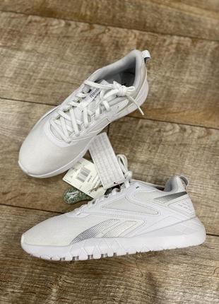 Жіночі білі  текстильні легкі кросівки reebok flexagon energy 38- 39 розмір