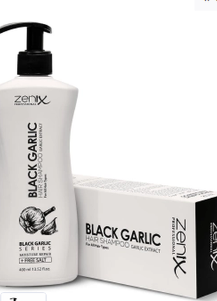 Шампунь з екстрактом чорного часника zenix, 400 мл