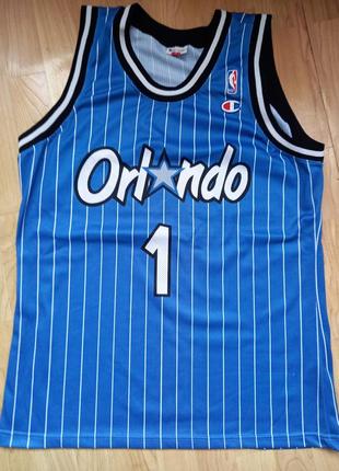 Винтажная майка баскетбольная orlando magic 1994 #1 hardaway nba jersey