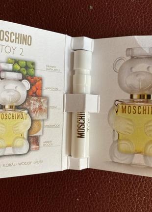 Пробник moschino toy 2,парфюмированная вода
