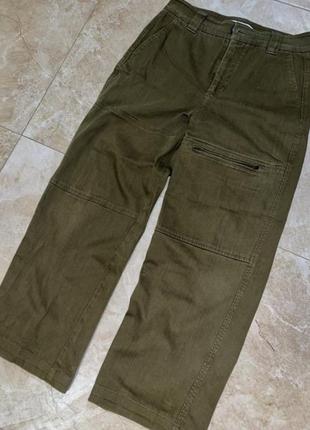 Зелені штани zara