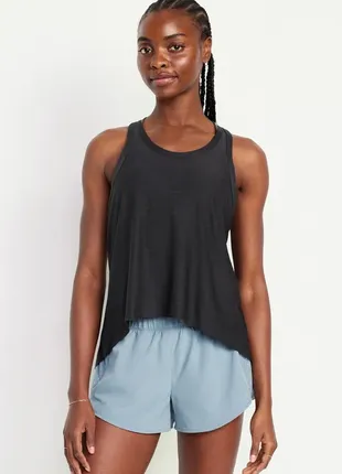 Спортивна вільна майка з вирізом та завʼязками old navy gap cloudmotion tank top