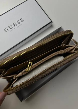 Кошелек guess, бежевый кошелек guess