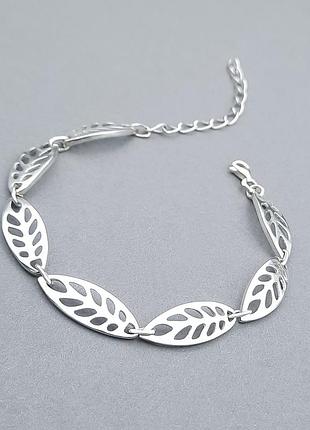 Серебряный браслет "калатея"