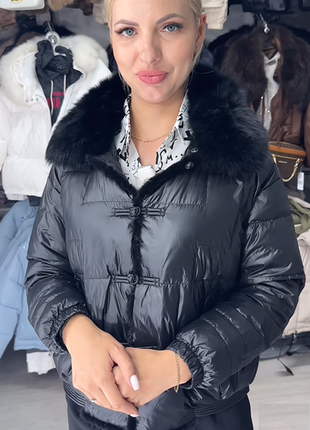Куртка - пуховик на качиному пуху + подарок 🎁2 фото