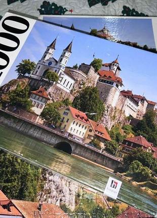 Aarburg castle switzerland фирменный пазл - замок аарбург, швейцария 1000 шт оригинал