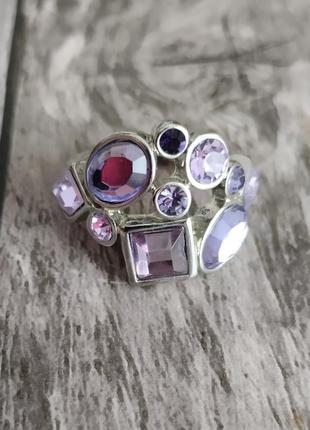 Каблучка ювелірний сплав з вставками кристали