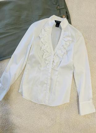 Рубашка с рюшами 3