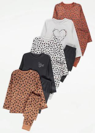 Піжама джордж для дівчинки, піжама george, піжами для дівчаток