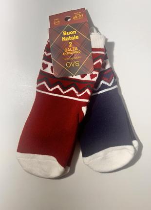 Теплі махрові шкарпетки на 2-4 роки ovs