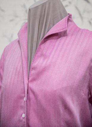 Стильна бавовняна сорочка з високим суцільнокроєним коміром ✂️lawrence grey, new york 📍розмір d 40