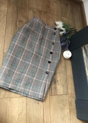 Юбка в клетку
