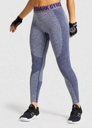 Gymshark спортивные лосины, тайтсы компрессионные бесшовные леггинсы