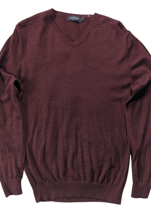 Dessman  v neck норвежский классический свитер мериносовый merino м