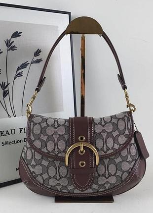 Шикарна сумка coach soho bag 9