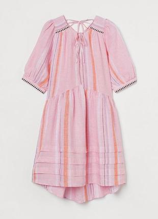 Сукня льон h&m