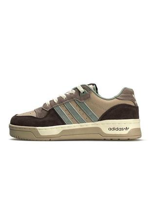 Чоловічі бежеві кросівки adidas fitbit forum low 🆕 кросівки адідас форум