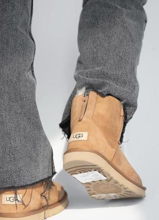 Угги уггі угг ugg mini chestnut zip