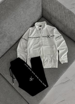 Мужской стильный спортивный костюм на замочке calvin klein