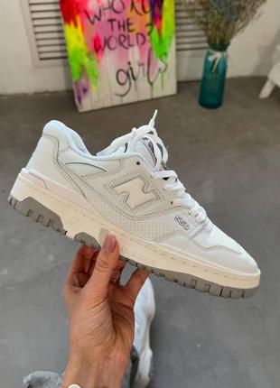 Кроссовки new balance 550 white grey