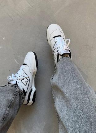 Кроссовки new balance 550 white black