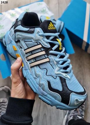 Кроссовки adidas response x bad bunny blue (голубые)