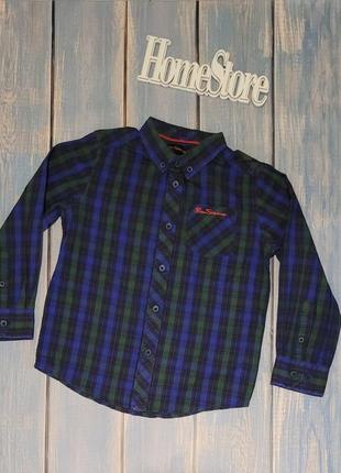 Рубашка для мальчика в клетку