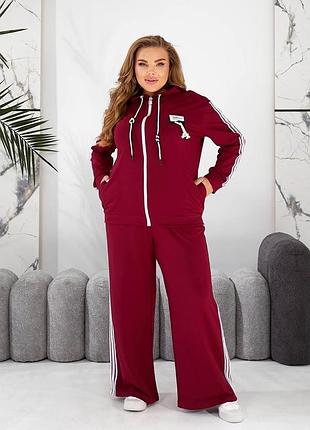 Костюм спорт с штанами паллацо