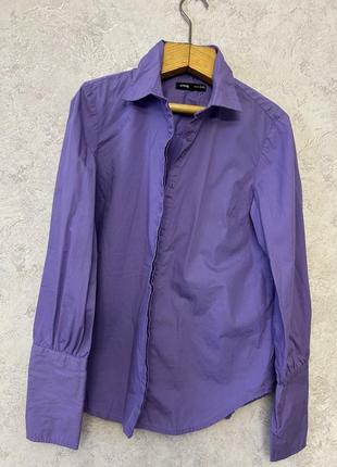 Фиолетовая рубашка