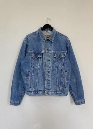 Мужская классическая винтажная джинсовка levi`s 90-x