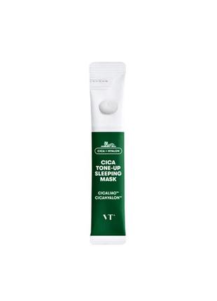 Ночная маска для чувствительной и проблемной кожи vt cosmetics cica sleeping mask 4 мл