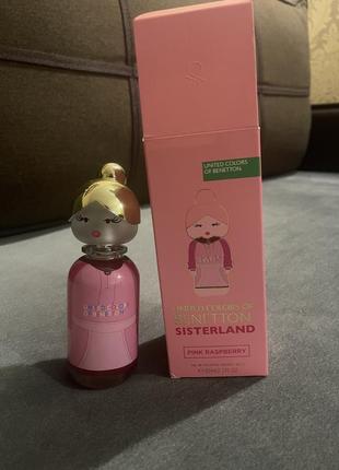 Духи фруктові sisterland pink raspberry benetton