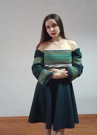 Платье -вышиванка, платье в украинском стиле marina semeniuk