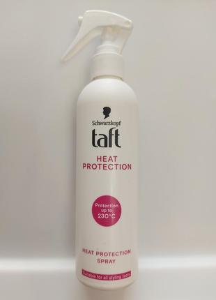 Спрей для волос taft термозащитный heat protection до 230 °c 250 мл