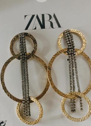 Сережки кільця zara